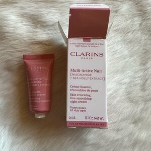 5/$25 Clarins Multi-Active Nuit Cream 5ml